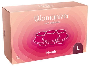 Womanizer 3x Replacement Caps Premium 2 red L
