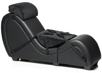 Master Series Kinky Sex Chaise with Love Pillows Black