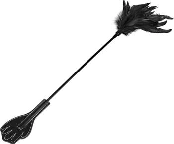 Guilty Pleasure Feather Crop schwarz