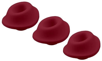 Womanizer 3x Replacement Caps Premium 2/Classic 2 red S