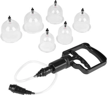 Fetish Fantasy Beginners Cupping Set, 8 Teile schwarz | transparent