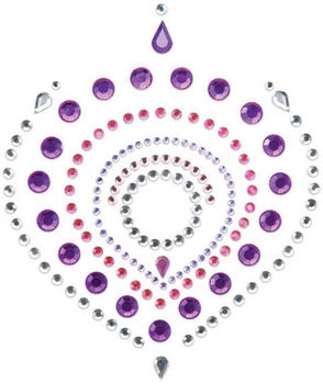 Bijoux Indiscrets Flamboyant nipple stickers purple/pink 2 pc