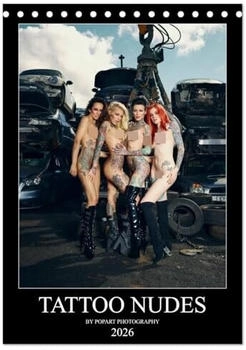 Calvendo TATTOO NUDES (Tischkalender 2026 DIN A5 hoch) (ISBN: 978-3-516-40162-2)