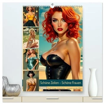 Calvendo Schöne Zeiten Schöne Frauen (hochwertiger Premium Wandkalender 2026 DIN A2 hoch) Kunstdruck in Hochglanz / Kalender von Liam Blue/