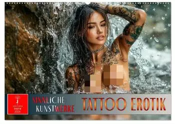 Calvendo Tattoo Erotik Sinnliche Kunstwerke (Wandkalender 2026 DIN A2 quer), Monatskalender (ISBN: 978-3-457-24964-2)