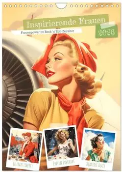 Calvendo Inspirierende Frauen (Wandkalender 2026 DIN A4 hoch), Monatskalender