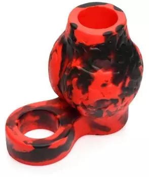 XR Brands Hell Hound Ballstretcher Mehrfarbig 8,8 cm Ø 3 cm