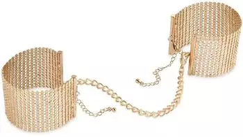 Bijoux Indiscrets Desir Metallique Cuffs Gold