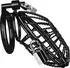 Rimba Chastity Cage with 2 Locks 10cm black