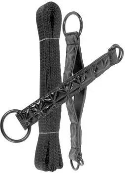 NS Novelties Sinful Bed Restraint Straps - Black