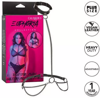 CalExotics Euphoria Collection Plus Size Kettenhalsband & Leine...