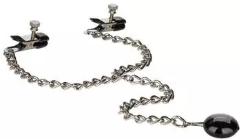 CalExotics Weighted Disc Nipple Clamps Metal