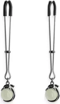 NS Novelties Bound Nipple Clamps G1 Gunmetal