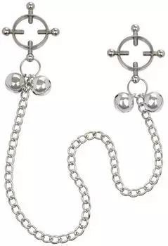 CalExotics 4-Point Nipple Press W Bells Metal