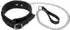 Rimba Toys Verstellbares Halsband mit Leine Schwarz