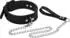 Rimba Toys Verstellbares Halsband mit Leine Schwarz