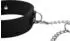 Rimba Toys Verstellbares Halsband mit Leine Schwarz
