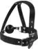 Rimba Ball Gag mit Kopfriemen Schwarz Ø 4,4 cm
