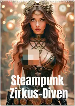 Calvendo Steampunk Zirkus-Diven (Wandkalender 2026 DIN A3 hoch), Monatskalender (ISBN: 978-3-457-26553-6)
