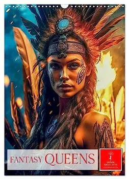 Calvendo Fantasy Queens (Wandkalender 2026 DIN A3 hoch), Monatskalender