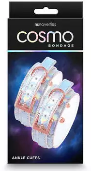 NS Novelties Cosmo Bondage Ankle Cuffs Rainbow