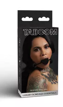 Taboom Silikon Ballknebel schwarz