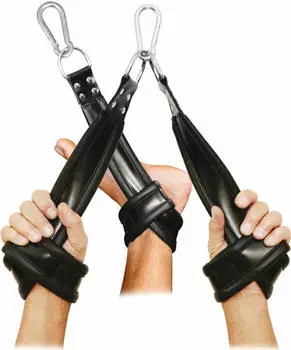 XX-DREAMSTOYS Leder Hängefessel mit Karabiner