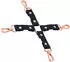 NS Novelties Bondage Couture Hog Tie Black