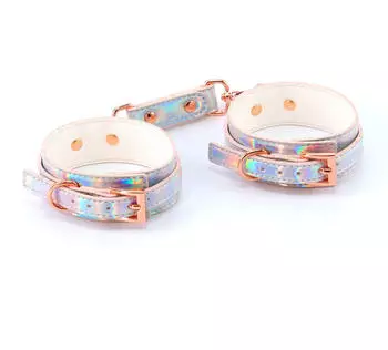NS Novelties Cosmo Bondage Wrist Cuffs Rainbow