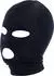 Rimba Maske mit offenen Augen und Mund Schwarz One Size