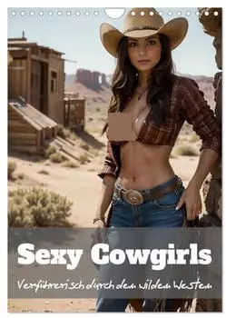 Calvendo Sexy Cowgirls (Wandkalender 2026 DIN A4 hoch), Monatskalender (ISBN: 978-3-516-28442-3)