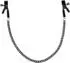 Rimba Nippelklemmen mit Kette Schwarz
