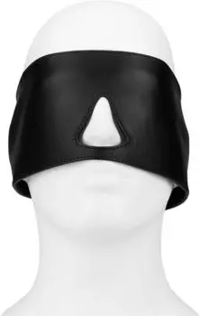 Rimba Augenmaske mit Schn&uuml;rung auf der R&uuml;ckseite Schwarz