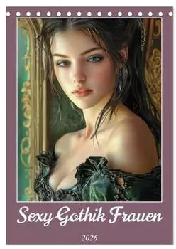 Calvendo Sexy Gothik Frauen (Tischkalender 2026 DIN A5 hoch), Monatskalender (ISBN: 978-3-516-24838-8)
