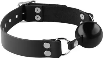 Rimba Ball Gag Schwarz &Oslash; 4,4 cm