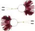 Taboom Nippel Klemmen mit Federn rot gold