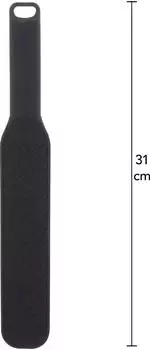 Hidden Desire Spiked Paddle Large Black