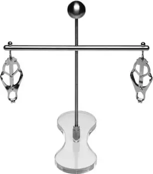 XR Brands Tower of Pain Nippelklemmen Silber