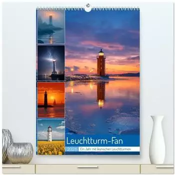 Calvendo Leuchtturm-Fan (hochwertiger Premium Wandkalender 2026 DIN A2 hoch) Kunstdruck in Hochglanz / Kalender von Steffen Gierok-Latniak/