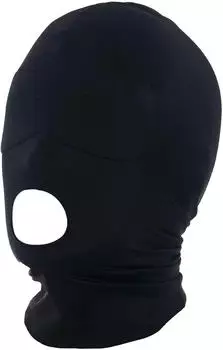 Rimba Maske mit offenem Mund Schwarz One Size
