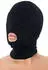 Rimba Maske mit offenem Mund Schwarz One Size
