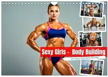 Calvendo Sexy Girls - Body Building (Wandkalender 2027 DIN A4 quer), Monatskalender