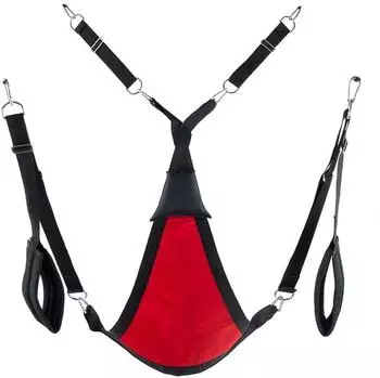 Mr. Sling Triangle Canvas Sling Full Set 3 oder 4 Punkt Sexschaukel Rot