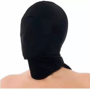 Rimba Maske aus dehnbarem Stoff Schwarz One Size