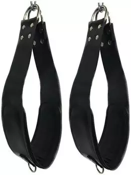 Mr. Sling Bondage Leather Support Loops Sexschaukel Schwarz