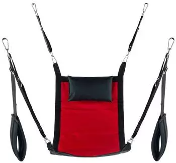 Mr. Sling Rectangular Canvas Sling 4 Punkt Sexschaukel Rot