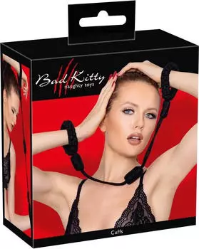 Bad Kitty Cuffs Rope Handfesseln schwarz, verstellbar, L/XL (24932921131)