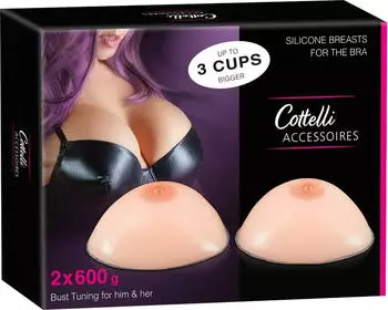 Cottelli Collection Silikon-Brusteinlagen 600g