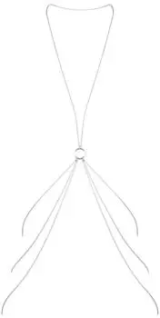 Bijoux Indiscrets Magnifique 8 Körperkette, silber