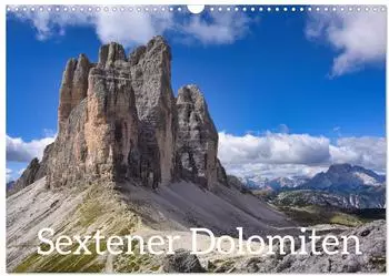 Calvendo Sextener Dolomiten Wandkalender 2027, Monatskalender DIN A3 quer
